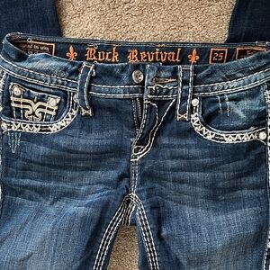 Rock Revival Women's Dark Blue Boot Cut Jeans